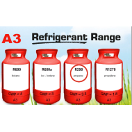 Refrigerant  R-290 (5kg) with valve 1/4" 