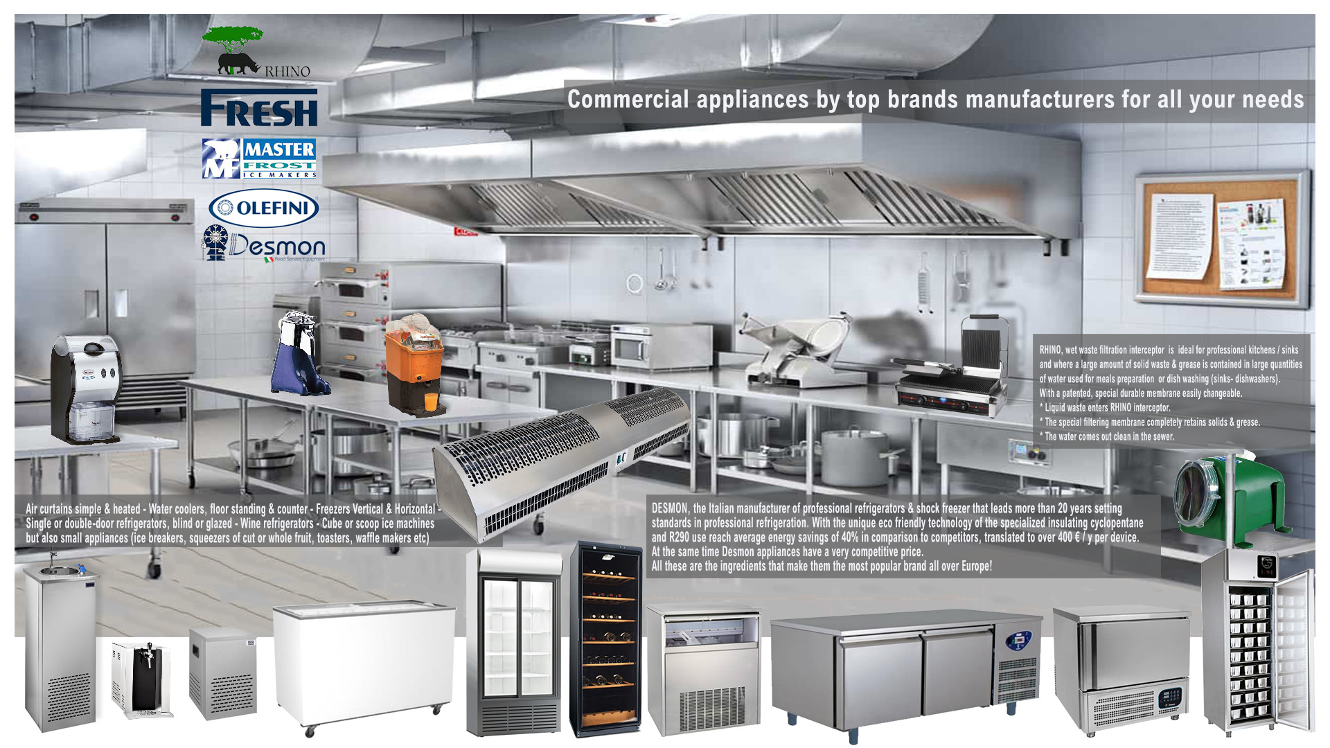 Commerical appliances banner