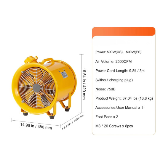 ATEX-Explosion-Proof-fan-f200-Q-1500m3-h-180-230W-Ex-db-IIB-T4-Gb-FERRARI
