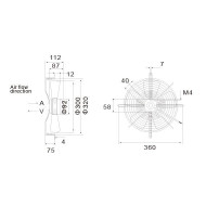 ΑΝΕΜΙΣΤΗΡΑΣ Ø300 YWF4E-300S 1350 στροφές 220V (ΡΟΥΦΑΕΙ ΑΝΑΛΟΓΑ ΤΗΝ ΦΟΡΑ ΤΟΥ ΑΝΕΜΙΣΤΗΡΑ) ACRTOOLS