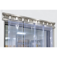 ΟΔΗΓΟΣ Αεροκουρτίνας Θαλάμου ΙΝΟΧ 1.05m 2x200mm ACRTOOLS
