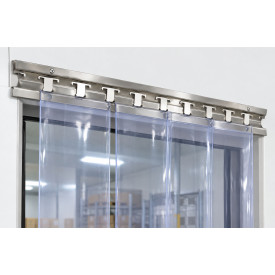 ΟΔΗΓΟΣ Αεροκουρτίνας Θαλάμου ΙΝΟΧ 1.05m 2x200mm ACRTOOLS