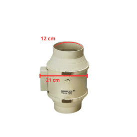 ΑΝΕΜΙΣΤΗΡΑΣ ΚΑΝΑΛΙΟΥ TD-350/125 2 ταχυτήτων S&Ρ