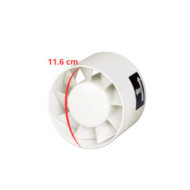 ΑΝΕΜΙΣΤΗΡΑΣ ΑΞΟΝΙΚΟΣ ΚΥΚΛΙΚΗΣ ΔIAΤΟΜΗΣ (Ø125 mm) TDM-200 S&Ρ