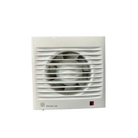 DECOR-100CR Axial Bathroom & WC Extractor Fan S&Ρ