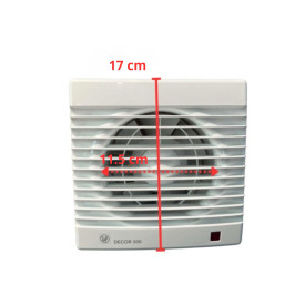 ΑΝΕΜΙΣΤΗΡΑΣ ΜΠΑΝΙΟΥ ''W.C'' DECOR-200C S&Ρ