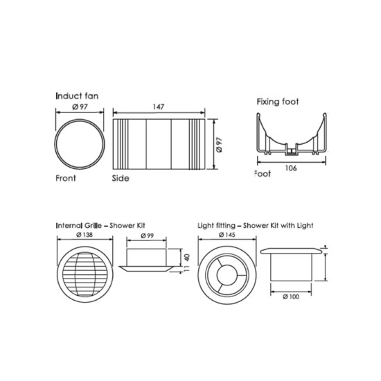 SR100TSK-silent-shower-kit-f100-Bathroom-WC-Extractor-fan-with-timer-Greenwood