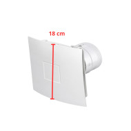 CV100 Silent Ø100 Bathroom & WC Extractor Fan with Low Energy Consumption GREENWOOD