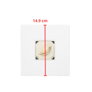ANΕΜΙΣΤΗΡΑΣ ΜΠΑΝΙΟΥ ''W.C'' D100TNL ΜΕ XPOΝΟΔΙΑΚΟΠΤΗ AFFRESCO DECORATIVE ''NATURAL'' Ø100 GREENWOOD