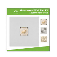 ANEMIΣΤΗΡΑΣ ΜΠΑΝΙΟΥ ''W.C'' D125TNL ΜΕ XPOΝΟΔΙΑΚΟΠΤΗ AFFRESCO DECORATIVE ''NATURAL'' Ø125 GREENWOOD