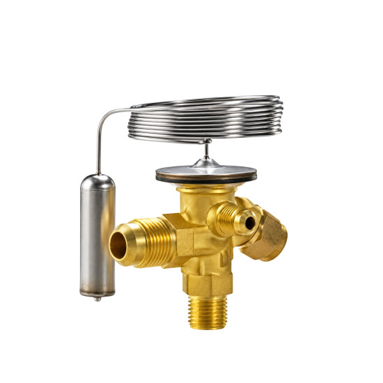 TE2-thermostatic-expansion-valve-R448A-R449A-068Z3728-valve-body-without-Orifice-screw-type-with-external-equalizer-DANFOSS
