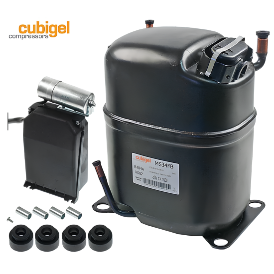 Compressor MS34FB, 1.5ΗΡ, R404(a), ELECTROLUX