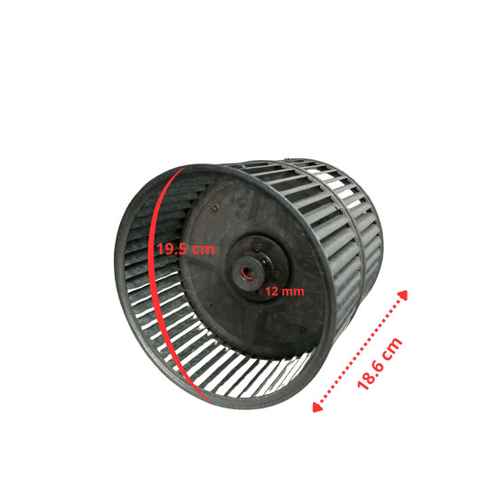 Turbine-blade-f12mm-hub-plain-f155-230mm