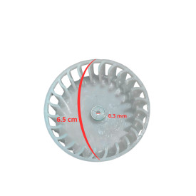 Plastic Turbine Impeller wheel FB-250 (Ø3 mm Shaft Diameter) SUPCO