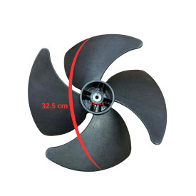 Fan Axial Impeller Left-hand rotation for Air Conditioner Outdoor Unit CCW-355 Ø32.5 (8 mm Shaft Diameter)