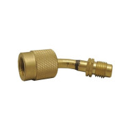 Straight Addaptor for R410a, SF2056 with check valve, 1/4" Female x 5/16" Male, SUPCO