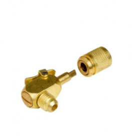 Angled Addaptor KWIK-COUPLER 17C (1/4" Female Flare x 1/4" Male Flare) IMPERIAL