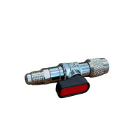 BALL VALVE 1/4" SAE(mal) #1/4" SAE(fem) ERRECOM