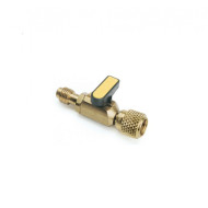ADDAPTOR VALVE BALL 3/8" SAE Male x 3/8" SAE Female without shraeder, ACRTOOLS