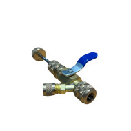 Charging & valve core removal tool 1/4" SF-3930 + 1/4" side port SUPCO