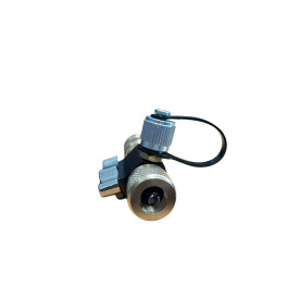 Charging & valve core removal valve ACRHDB 1/4" (female) + 1/4" (male) side port ACRTOOLS