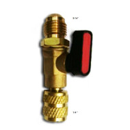 ADDAPTOR BALL VALVE R410, 5/16" SAEM #1/4" SAEF, ACRTOOLS