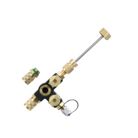 ΒΑΝΑ ΠΛΗΡΩΣΗΣ ΑΦΑΙΡΕΣΗΣ ΒΕΛΟΝΑΣ 1/4 & 5/16" ACRVC2 +1/4"port 2 ball Με Υγροδείκτη ACRTOOLS 
