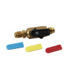 ΣΥΝΔΕΣΜΟΣ ΒΑΝΑ BALL 1/4" SAE Αρσενικό BVM PRO-SET CPS USA