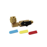 CPS BV90 - 1/4" SAE Male x 1/4" SAE Female 90 Degree Ball Valve