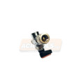 VALVE ADDAPTOR CROSS with pump valve & vacuum gauge, ACRTOOLS