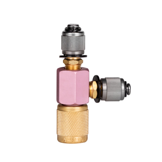 MegaSeal-low-loss-charging-T-fitting-5-16in-fl-CTEE516-Appion 