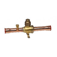 Ball Valve 1/4" BALL VALVE w.acc.port DABVSV-02S,45bar, SAFE A&T "DryAll"