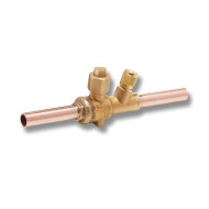 ΒΑΝΑ 1/2" BALL VALVE με πρόσθετη θύρα σύνδεσης & συμβατό με τεχνολογία Zoom Lock 45bar RLS USA 