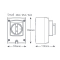 On-Off-switch-32a-230v-3pole-11kw-ip66-xtra-aspen