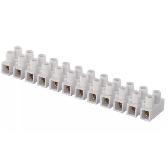 Terminal block x12 1.5-4mm,5Amm white Terminal block x12 1.5-4mm,5Amm white