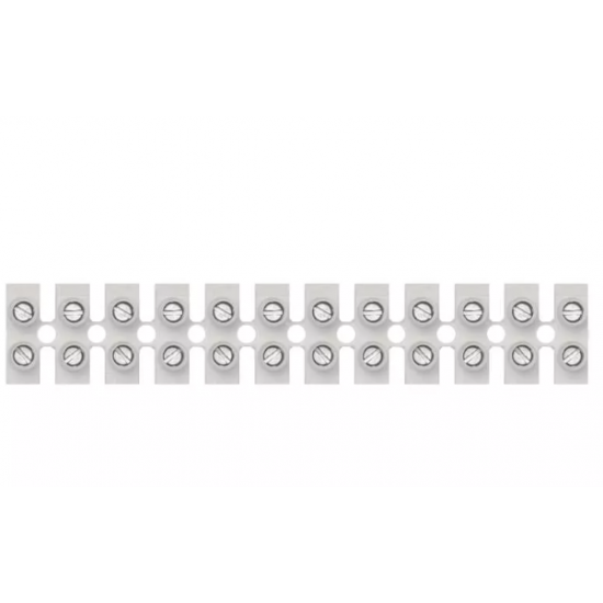 Terminal block x12 1.5-4mm,5Amm white Terminal block x12 1.5-4mm,5Amm white