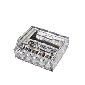 ΚΛΕΜΟΣΕΙΡΑ WAGO 5x1-2.5mm 24A ΔΙΑΦΑΝΗ (ΓΚΡΙ) ACRTOOLS