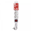 Power Strip 1,5m, 5 sockets white Power Strip 1,5m, 5 sockets white