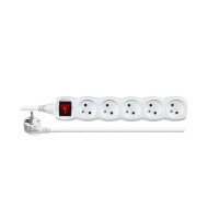 ΠΟΛΥΜΠΡΙΖΟ με Διακόπτη & Βάση 5 Θέσεων 1.5mm 16A 3680W ΑΣΠΡΟ ACRTOOLS