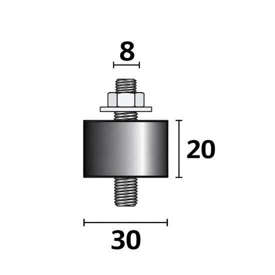 Anti-Vibration-Mounts-installpack-ACR35B-sm-ACRTOOLS  
