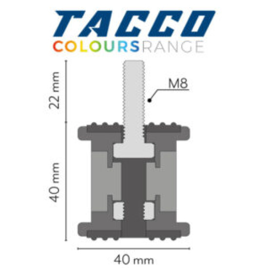 BLACK-VIBRATION-DAMPERS-TACCO-CONDENSERS-450KG-Vecamco