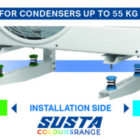 VIBRATION DAMPERS SUSTA FOR CONDENSERS UP TO 55 KG Vecamco