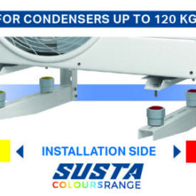 VIBRATION DAMPERS SUSTA+ FOR CONDENSERS UP TO 120 KG Vecamco