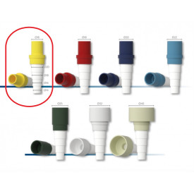 CONDENSATION CONNECTION SOFT-RIGID 16 YELLOW VECAMCO
