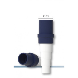 CONDENSATION CONNECTION SOFT-RIGID CCSR20mm BLUE VECAMco