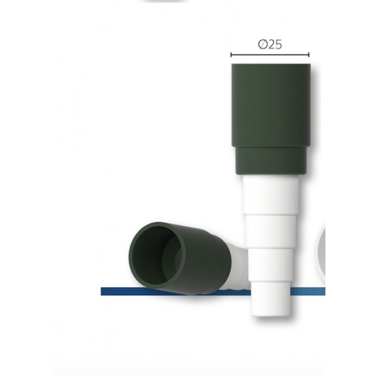 CONDENSATION-CONNECTION-SOFT-RIGID-CCSR25mm-GREEN-VECAMco CONDENSATION-CONNECTION-SOFT-RIGID-CCSR25mm-GREEN-VECAMco