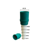 CONDENSATION CONNECTION SOFT-RIGID ACR25mm GREEN ACRTOOLS 