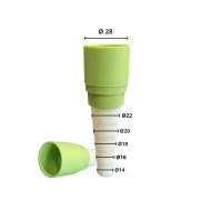 CONDENSATION CONNECTION SOFT-RIGID ACR28mm LIGHT GREEN ACRTOOLS 
