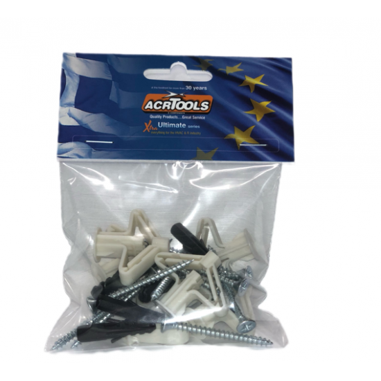 "Screws & upat" SET for installing an indoor A/C unit...ACRtools