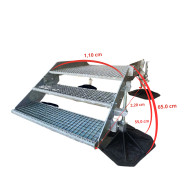 Step Over Platform 1m. mid section maxi weld assembly BBJ 